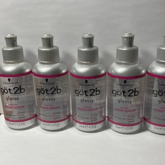 5 got 2 b Glossy Shine Serum DISCONTINUED 4.2oz Anti Frizz Schwarzkopf - Picture 1 of 13